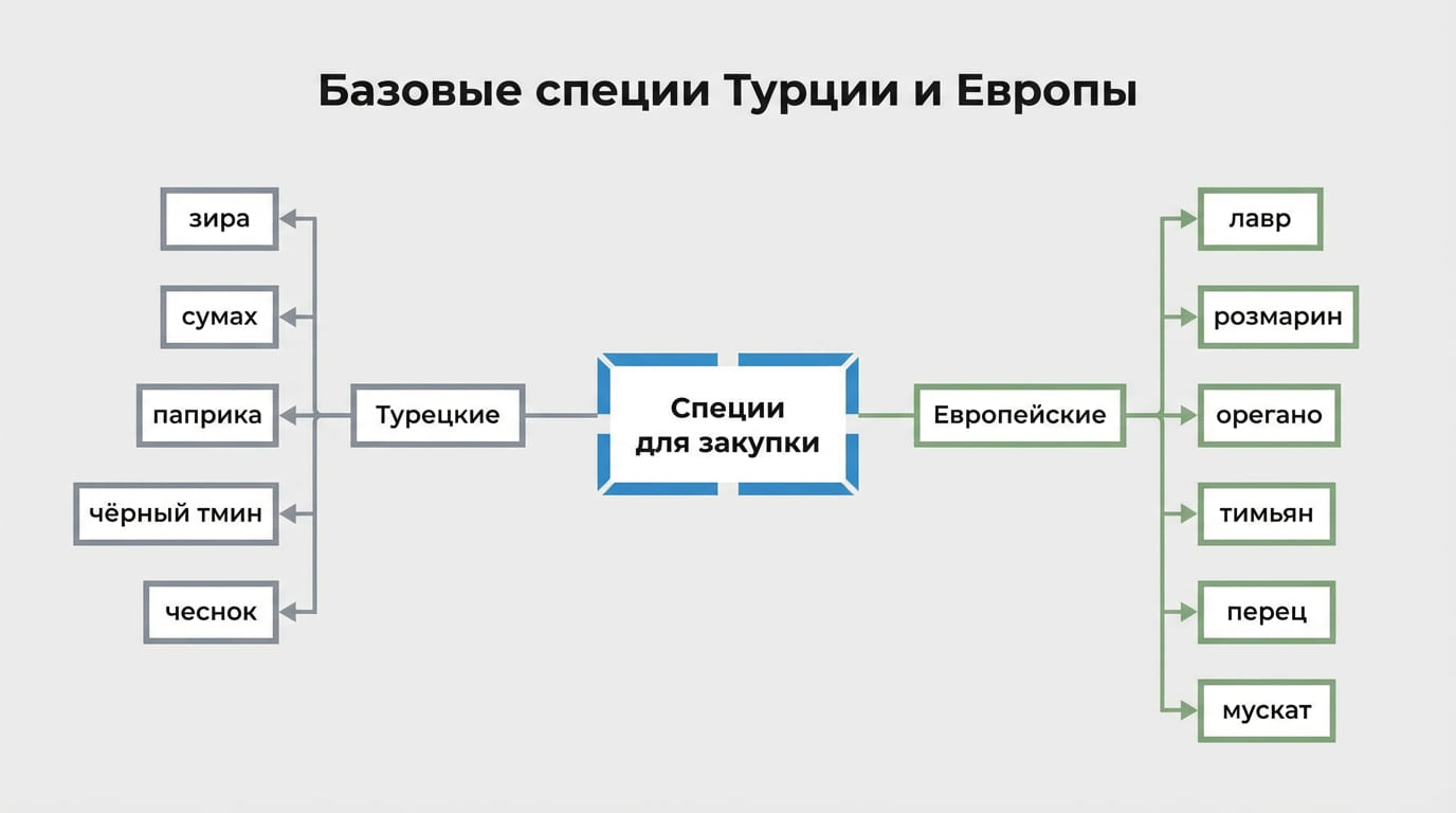 базовые специи