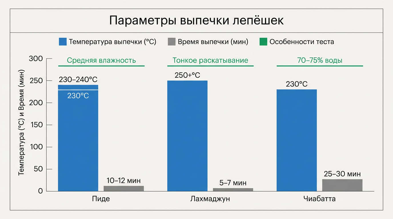 параметры выпечки